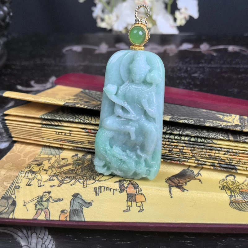 【618大促】11.23香港王老板-翡翠A货吊坠w1137
