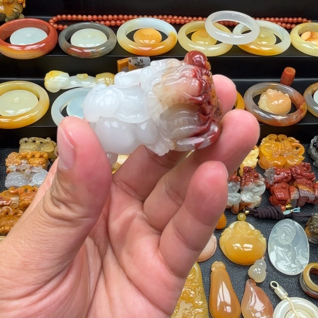 石英质玉（黄龙玉）合金手镯