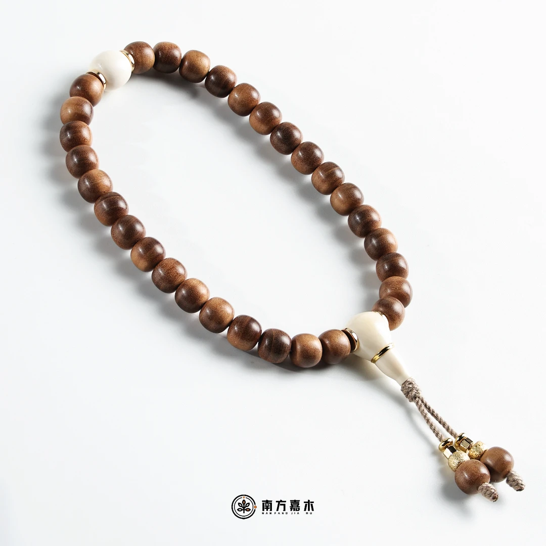 老山檀7×8mm【手持款】搭配猛犸牙