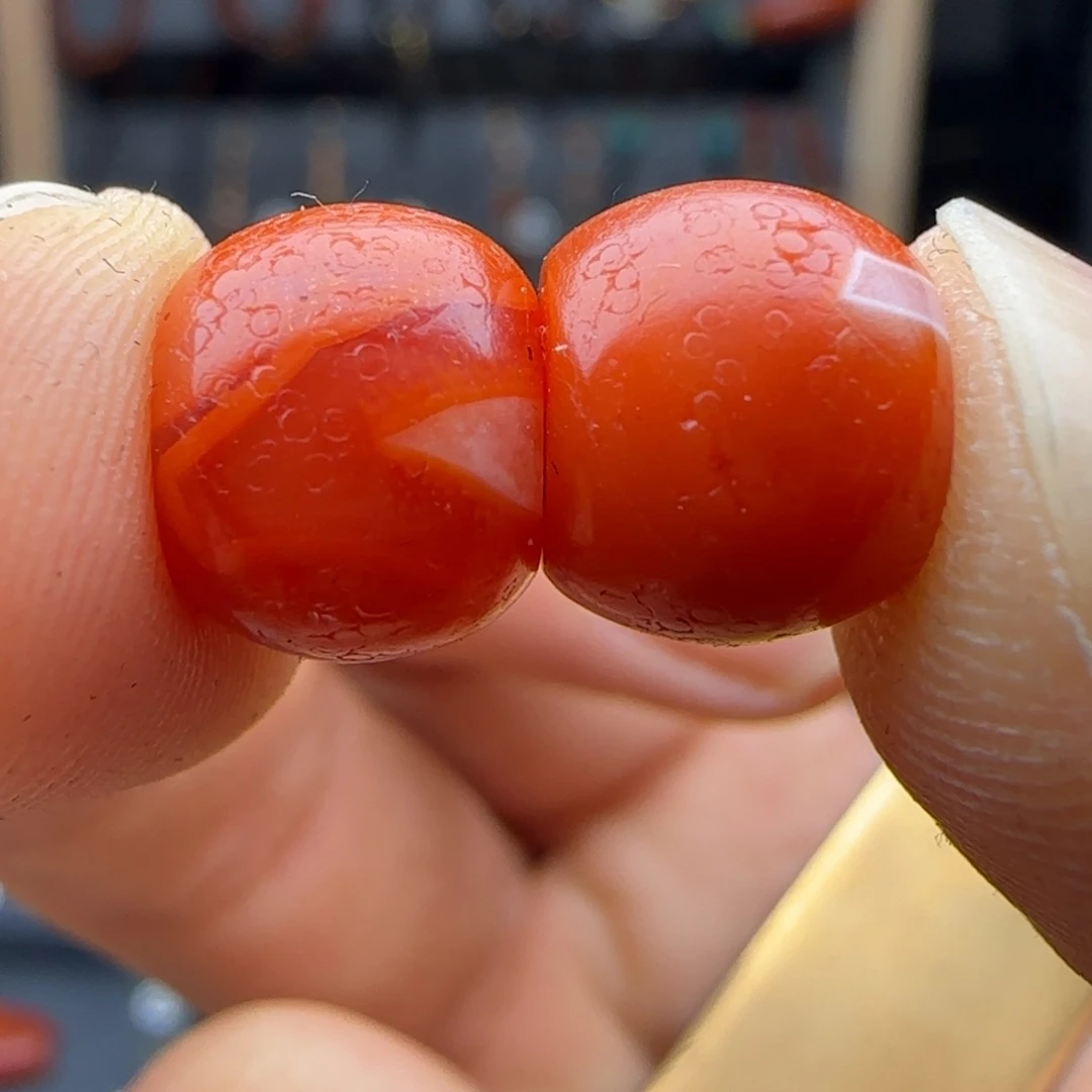 南红玛瑙颈饰未镶嵌