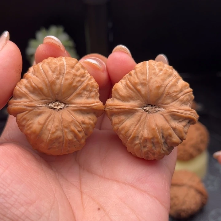 文玩核桃把件南瓜墩全品精对