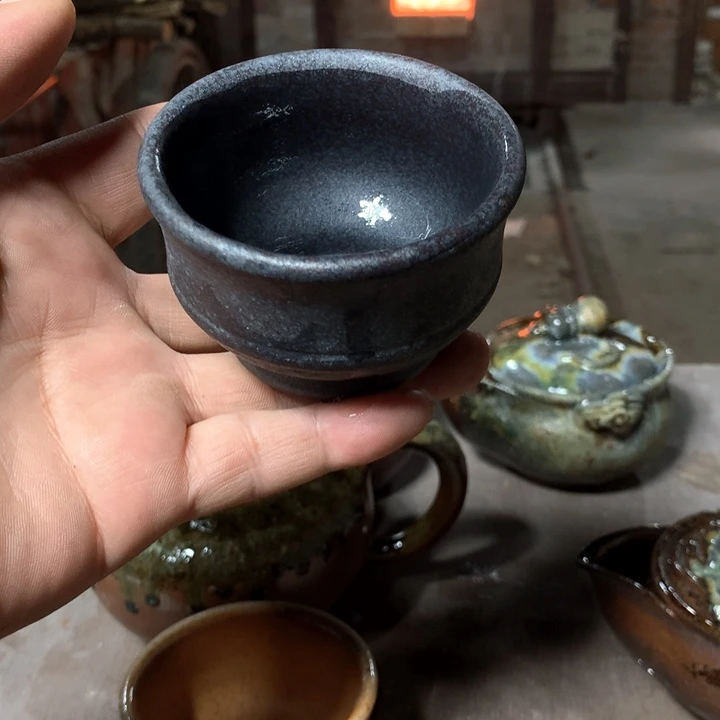 紫砂茶壶冯*纯自然高温裸柴烧