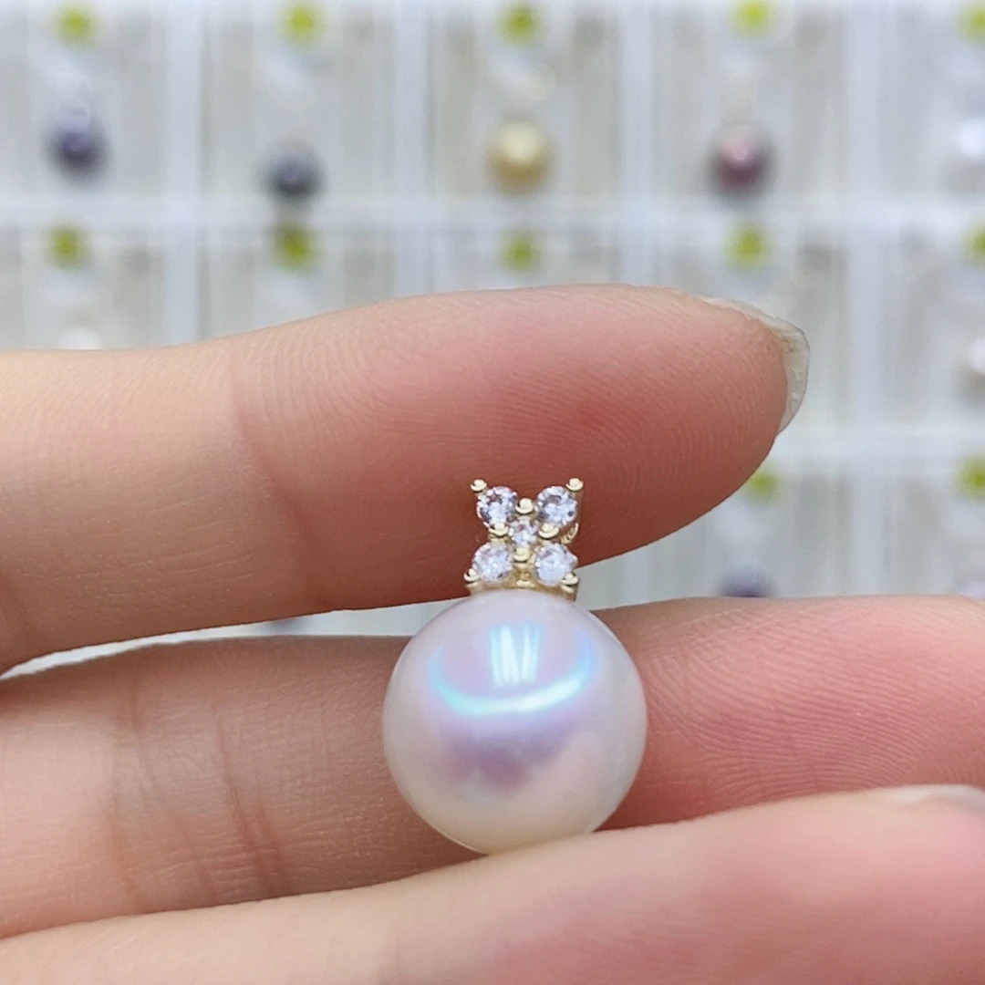 合金淡水珍珠颈饰