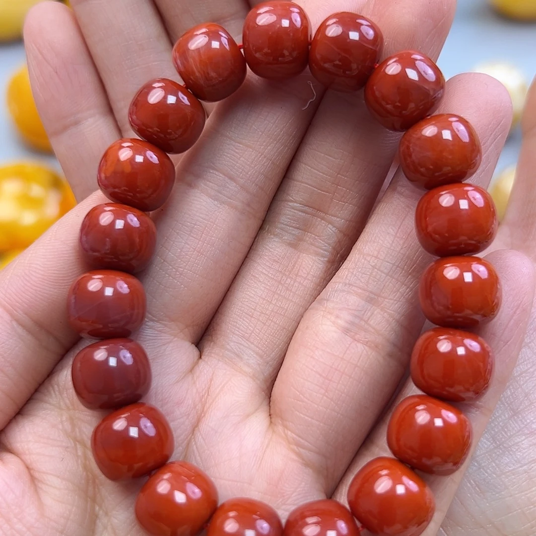 潺***溪南红玛瑙未镶嵌手链