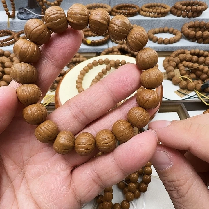 猴头核桃手串原皮原色猴头手串南瓜