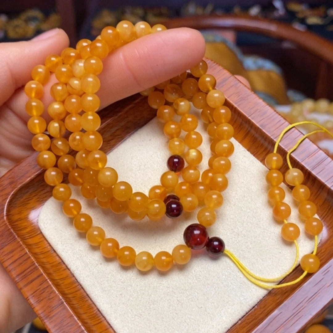 【闪购商品】蜜蜡手链未镶嵌手串