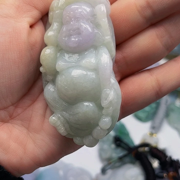 翡翠未镶嵌颈饰挂件