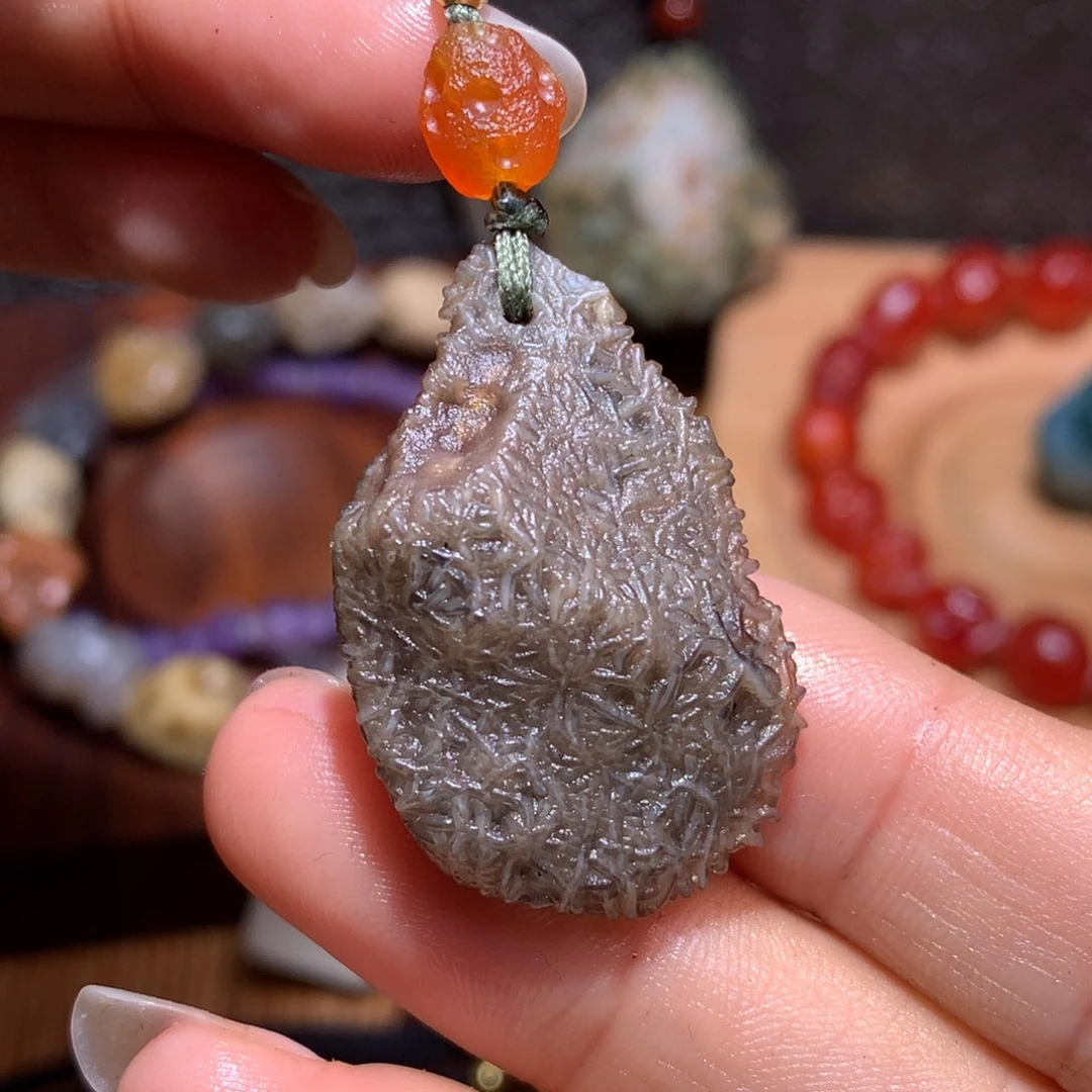 未镶嵌玛瑙/玉髓珠宝半成品