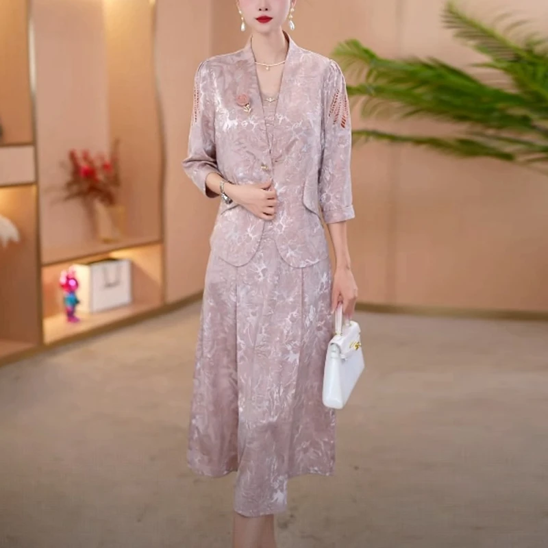 高级感气质秋季小西装裙子套装女装新款爆款洋气显瘦两件套连衣裙