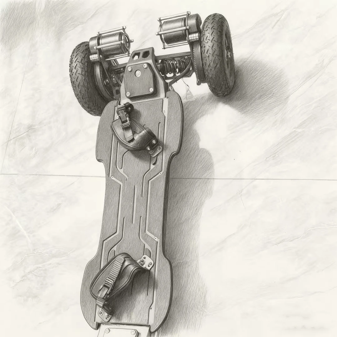 2025新款Xmac长板滑板东教授减震竞速炫酷陆地悍将耐磨