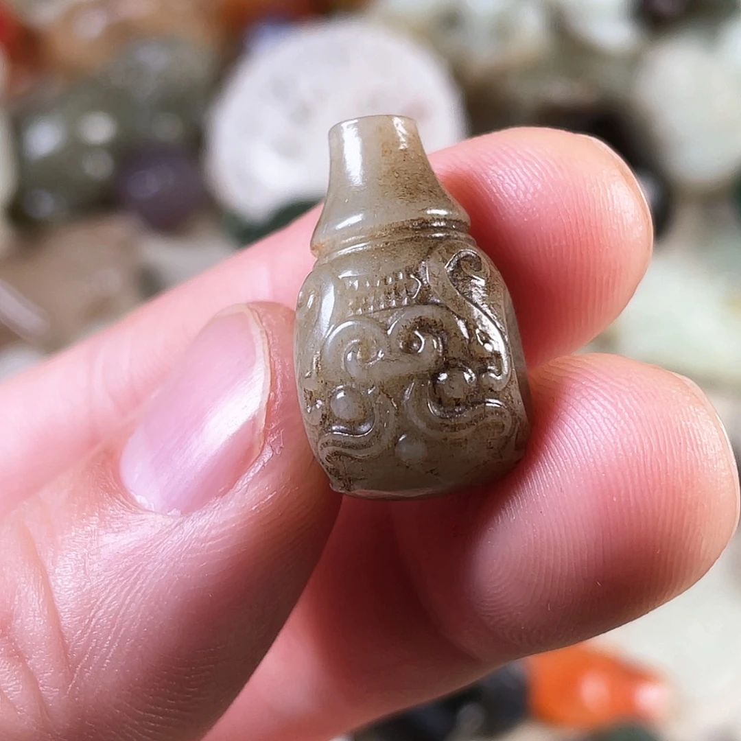 和田玉（糖玉）颈饰未镶嵌z***o