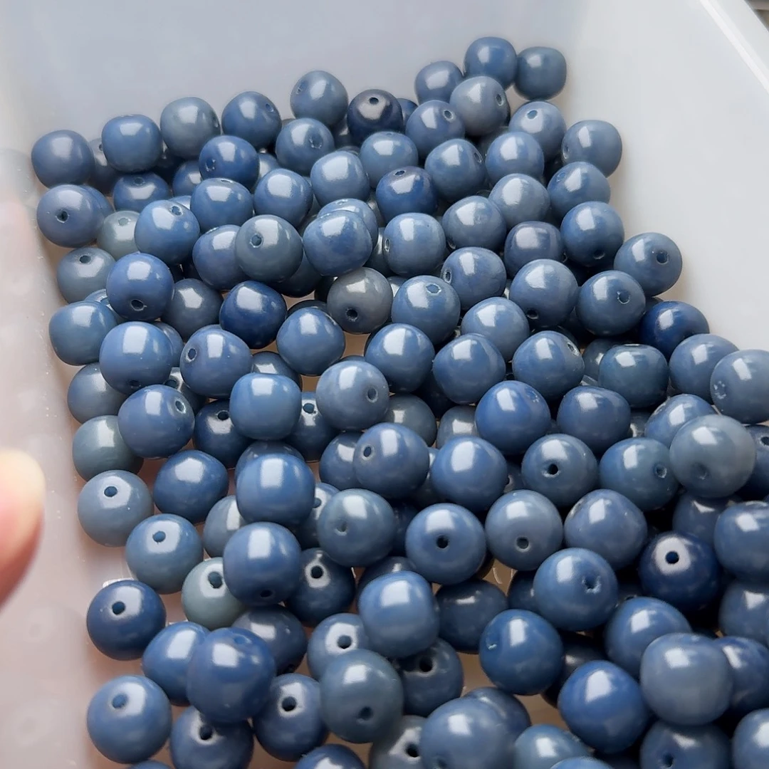 菩提根/象牙果吊坠50颗藏青12桶