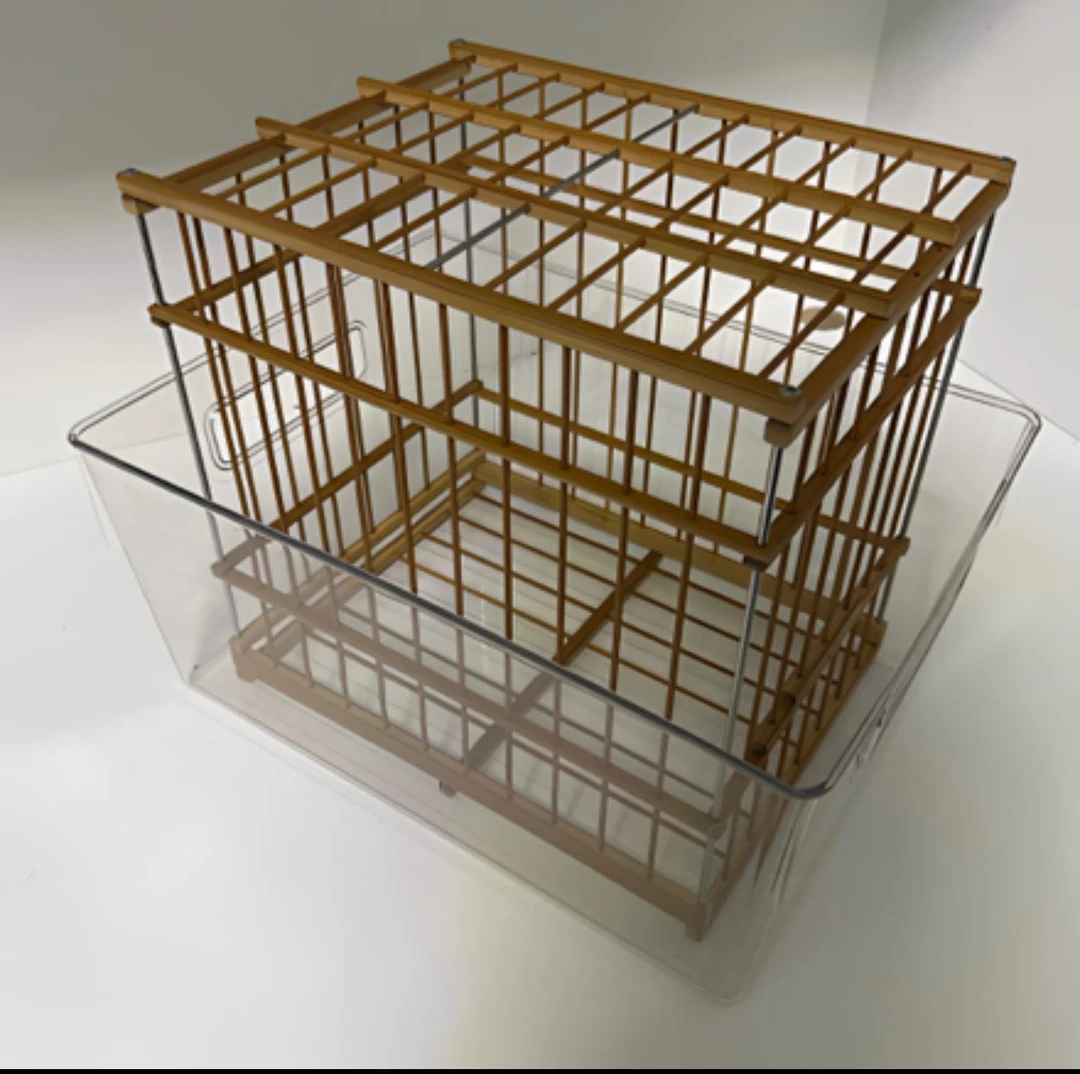 鸟笼防撒食托盒 鸟笼底部接粪便 防撒食 高透明 亚克力拖盒