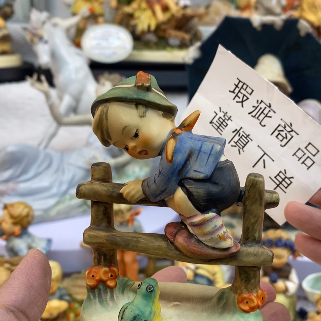 瓷片欧美中古美物摆件