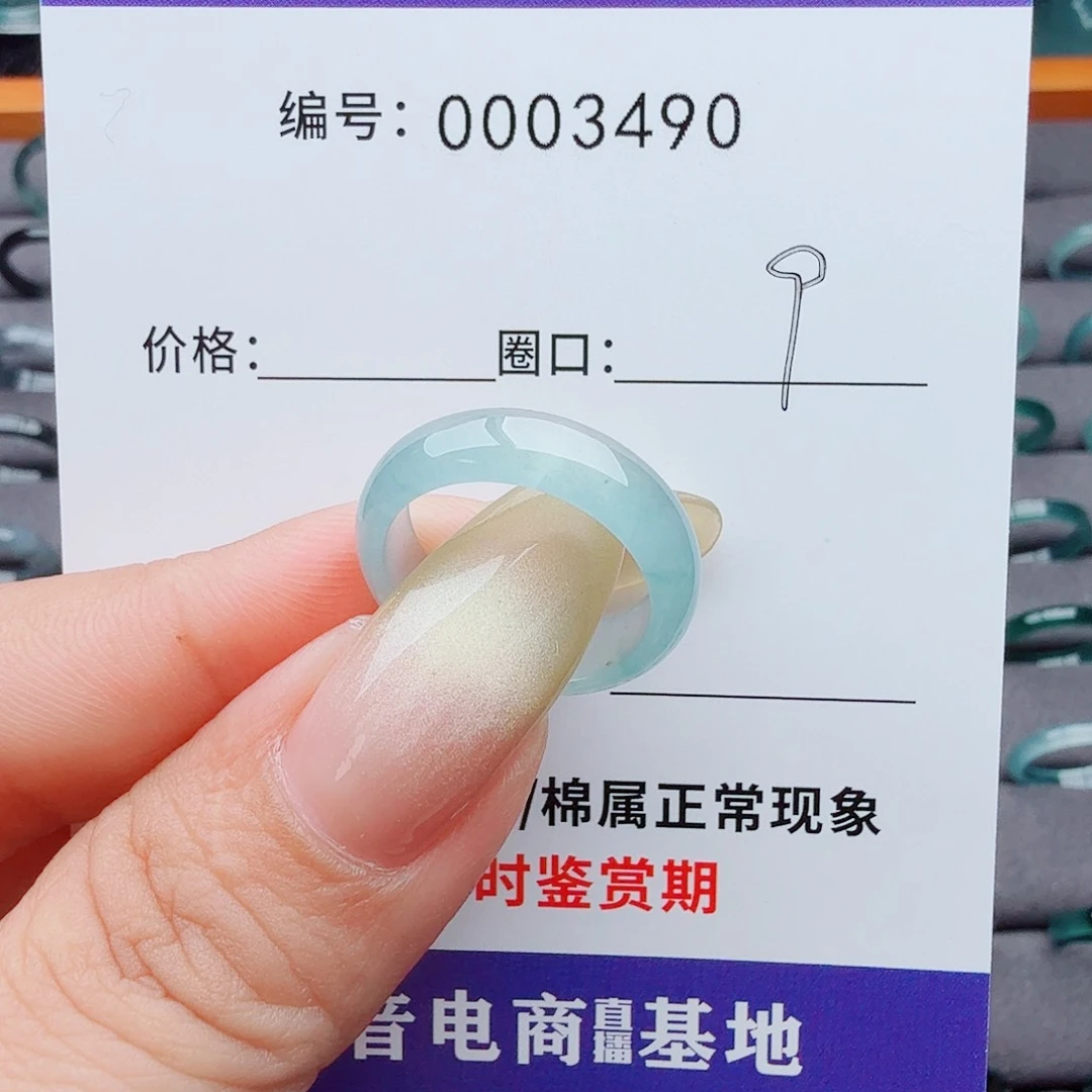 翡翠戒指未镶嵌用****9