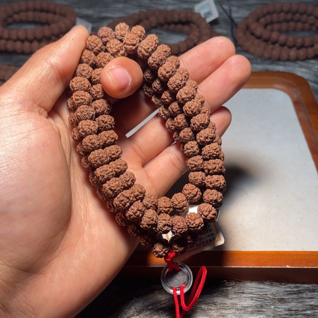 张***、金刚菩提手串超头战神双龙飞碟树祖108