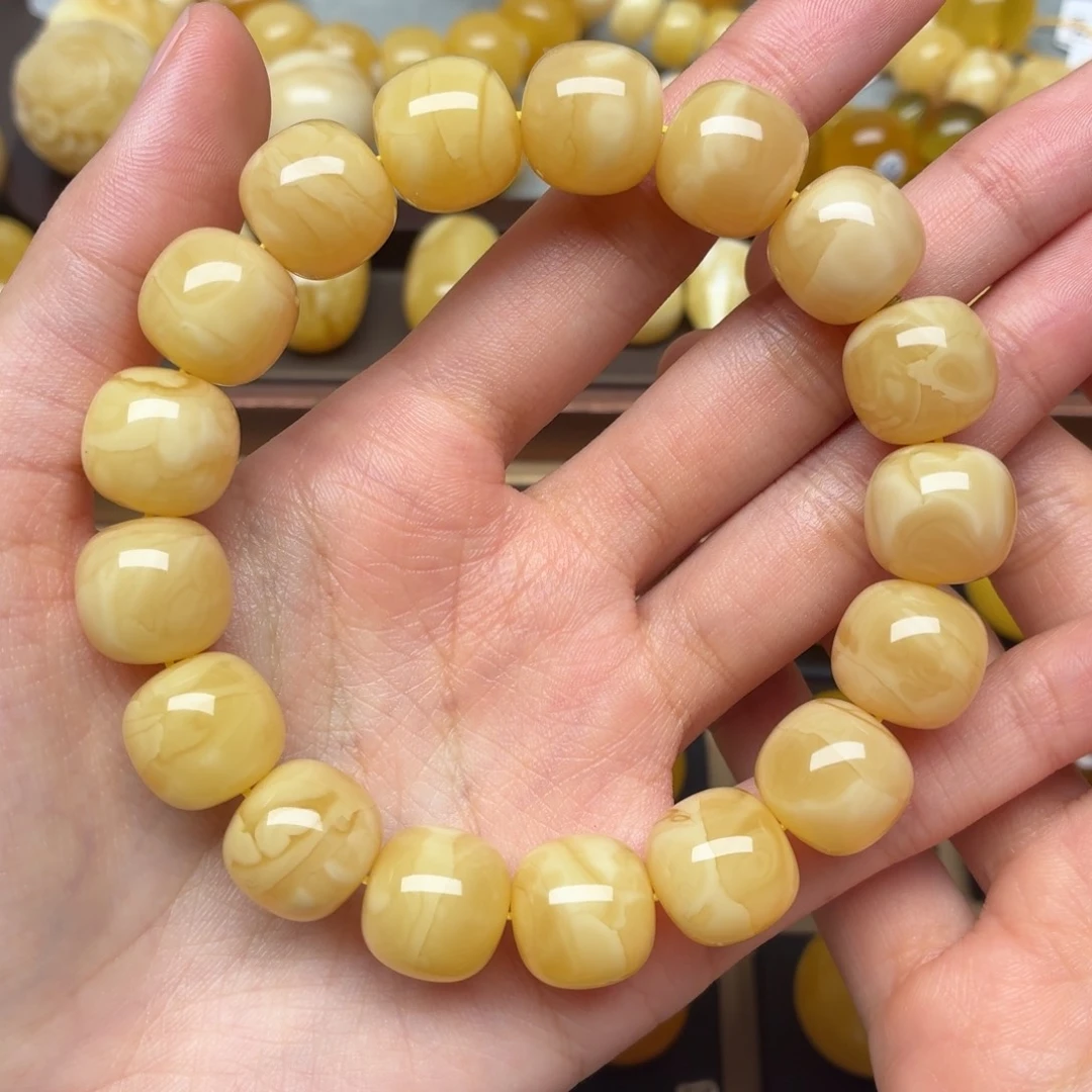 琥珀未镶嵌裸石14+同料