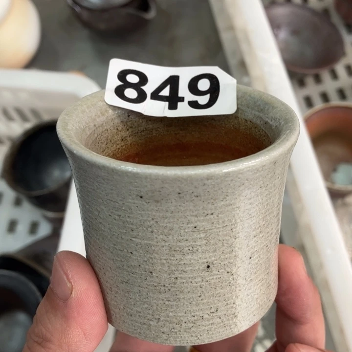 柴烧杯子与宝瓶大放漏