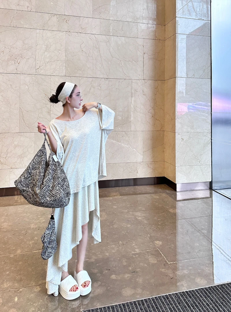 2025初夏MyloveLeo“不费力慵懒”夏季宽松三件套(裙长100）