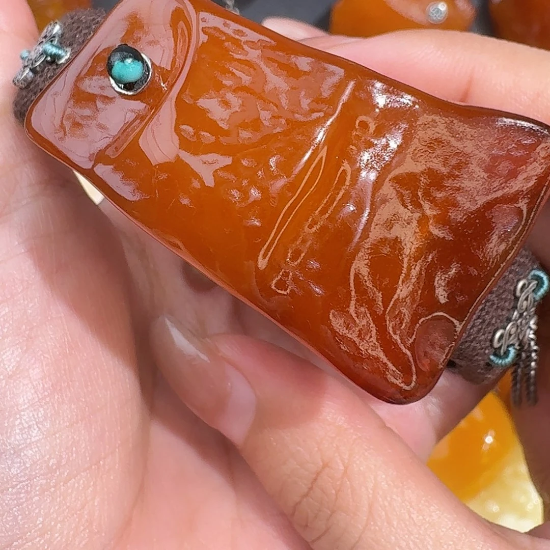 非***5琥珀未镶嵌裸石我
