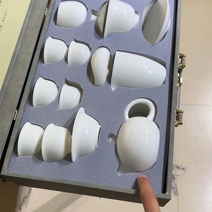 德化白瓷礼盒套装