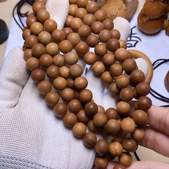 手串/手链檀香木老山檀香老料1.0/108圆珠