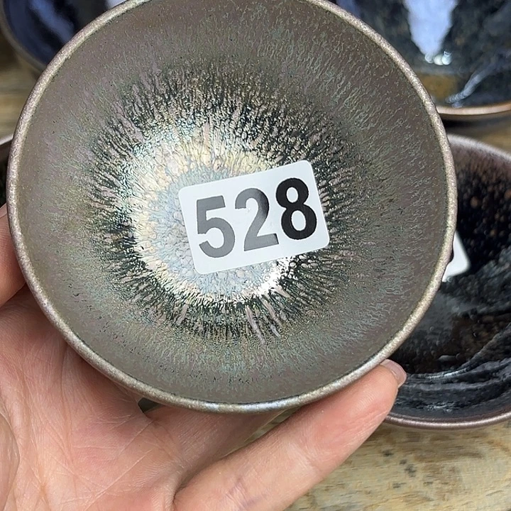 茶盏沐雨茶器柴烧主人杯