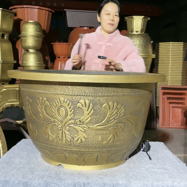 圆盆古铜八零两个