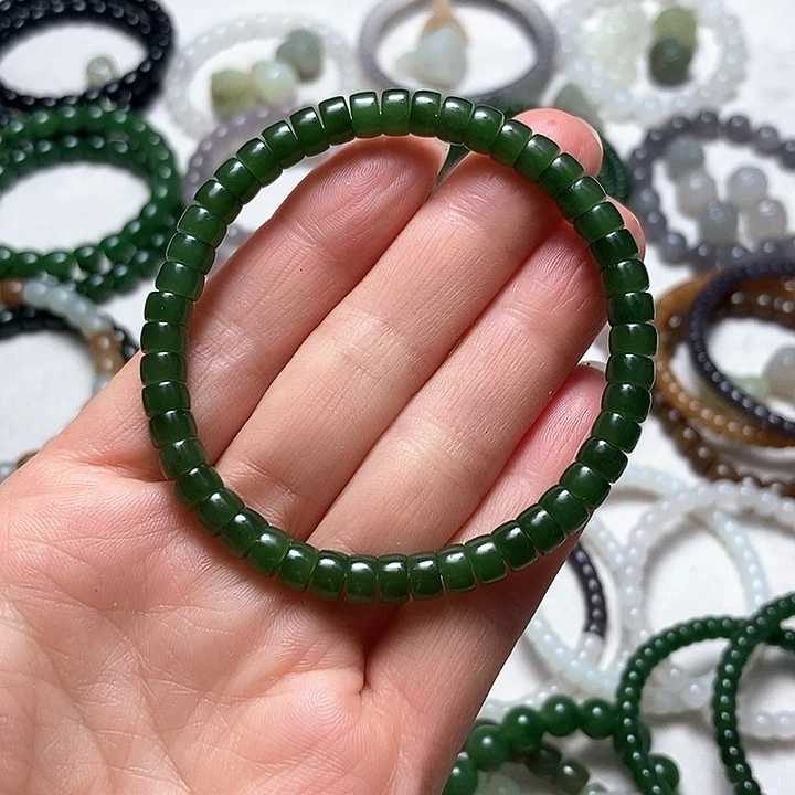 和田玉手链未镶嵌M**王