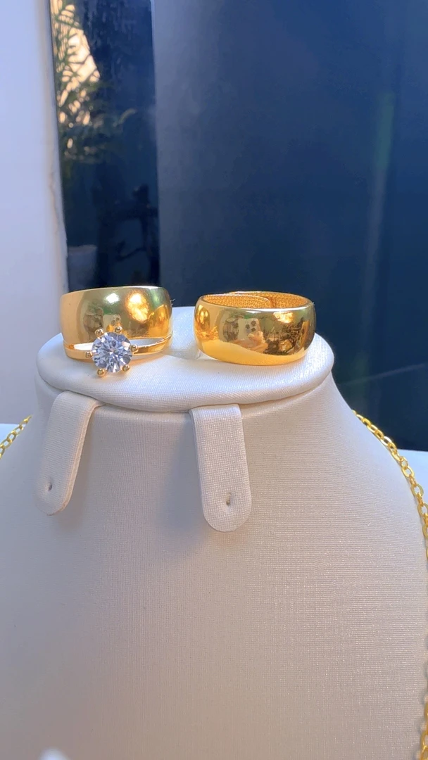 钛钢戒指 钛钢戒指 情侣戒指简约时尚百搭复古可调节叠戴戒指