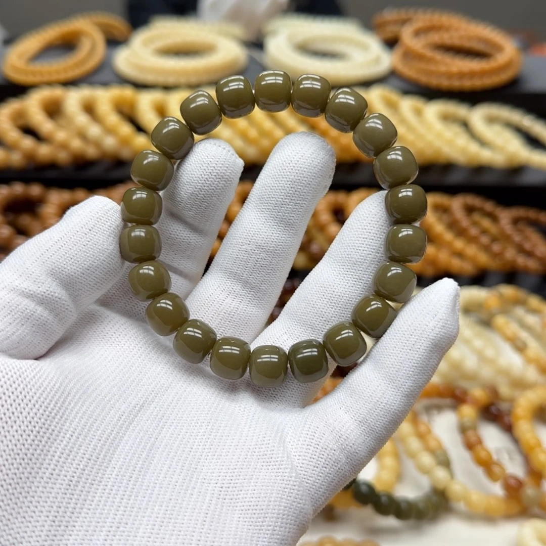 手串菩提根/象牙果10×11 5年 鬼工