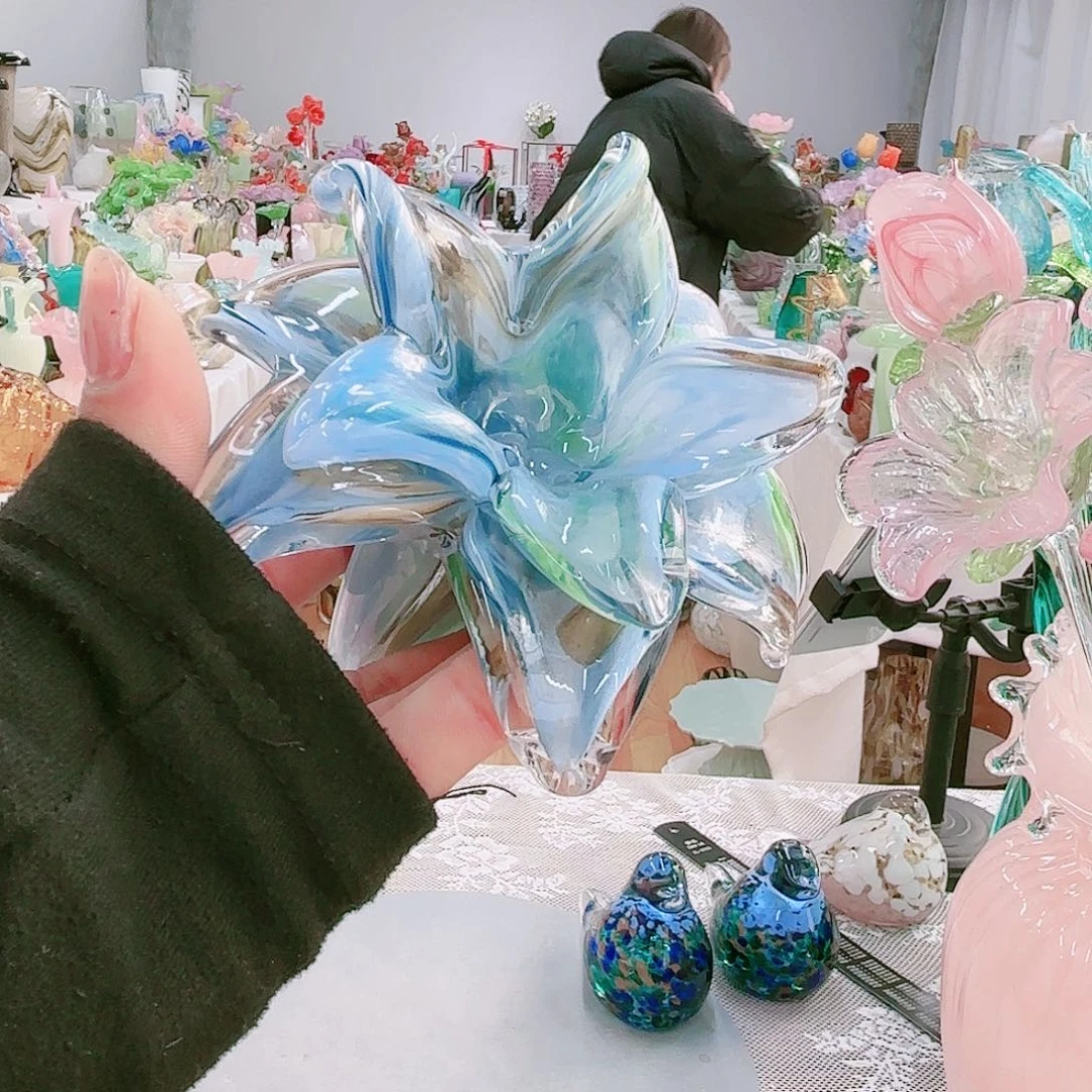 福利不退不换琉璃花瓶艺术品