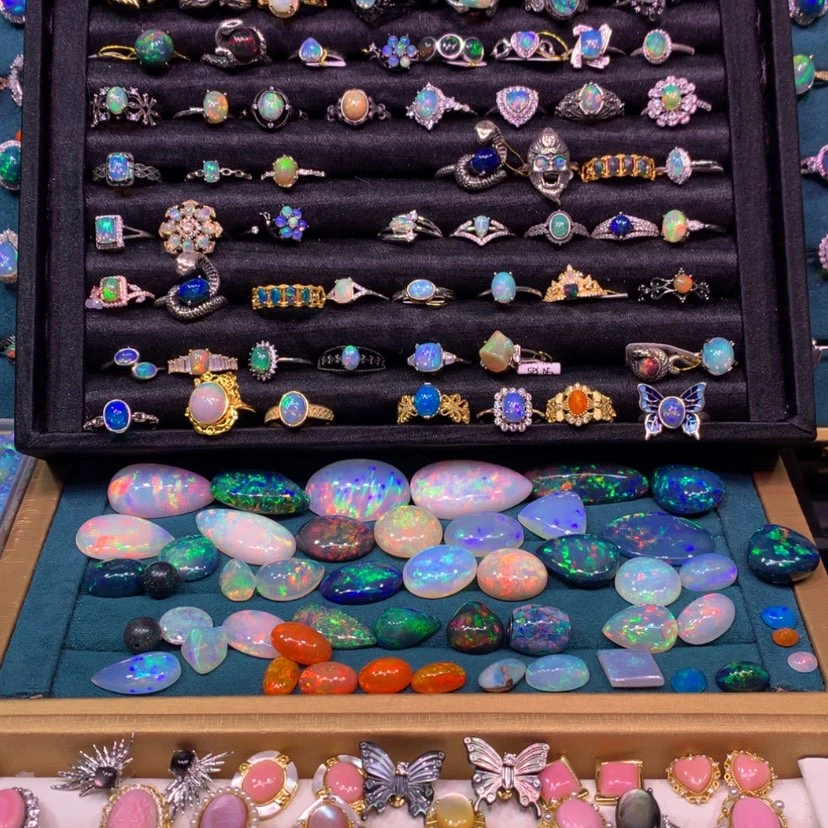 【闪购商品】欧泊戒指款式银S925镶嵌清*～