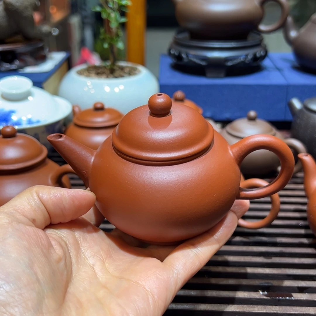 苏***你紫砂壶九十年代老红泥水平120cc