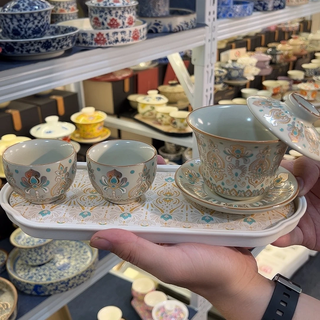 盖碗很漂亮我很喜欢