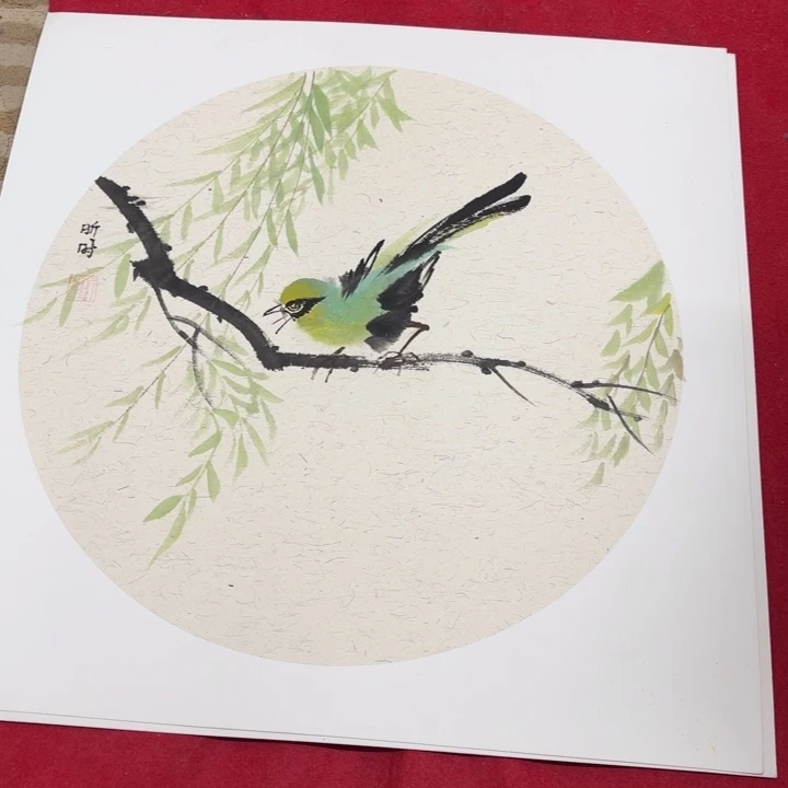 国画花鸟等多种鸟类和鸟类为