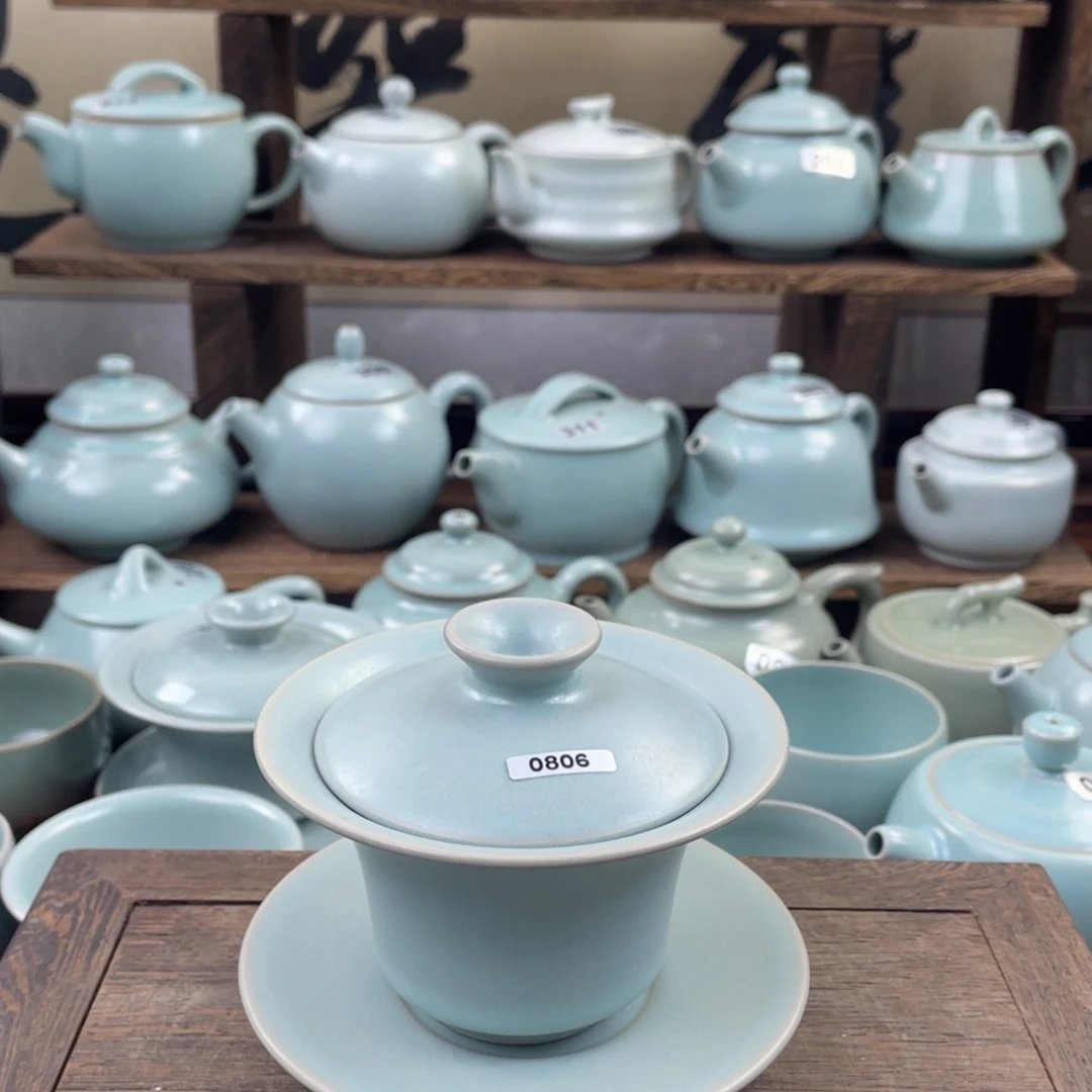 用***1陶柴烧0806号柴烧马蹄盖碗……$