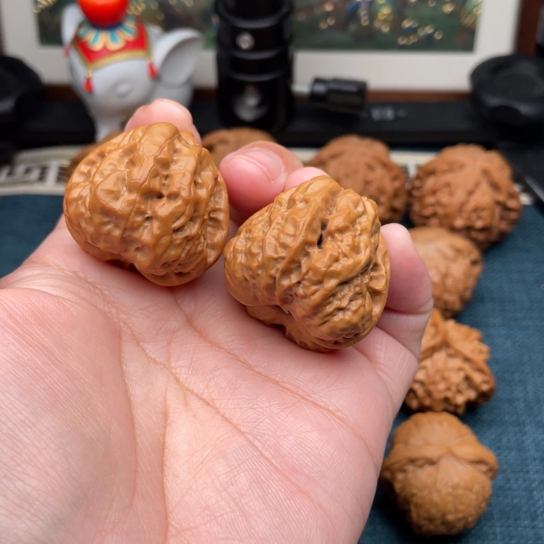 把件文玩核桃三角蛙36