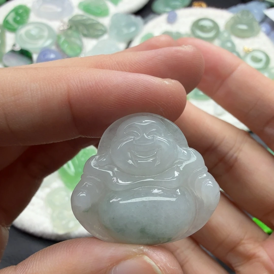 翡翠未镶嵌颈饰53