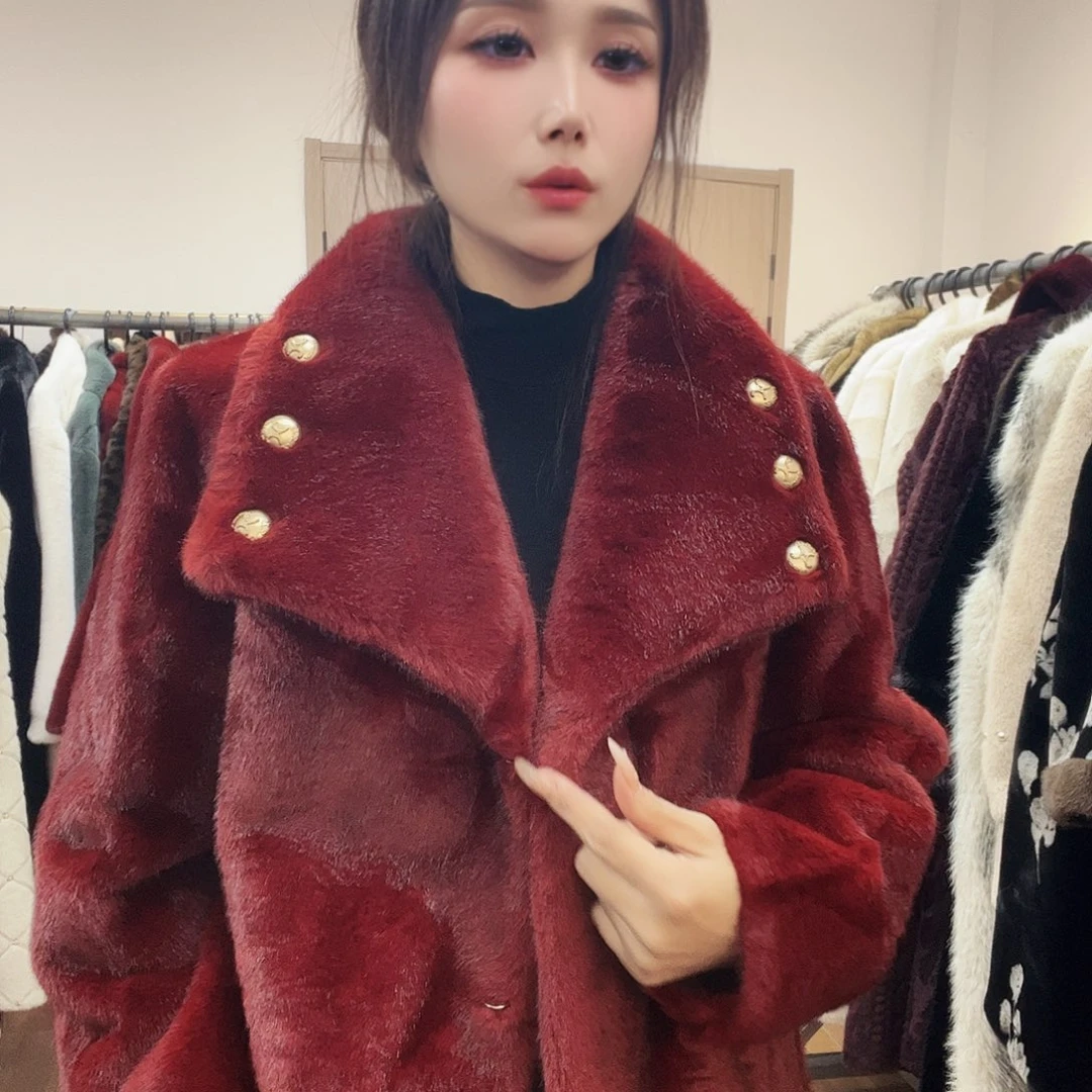 61号皮毛一体外套