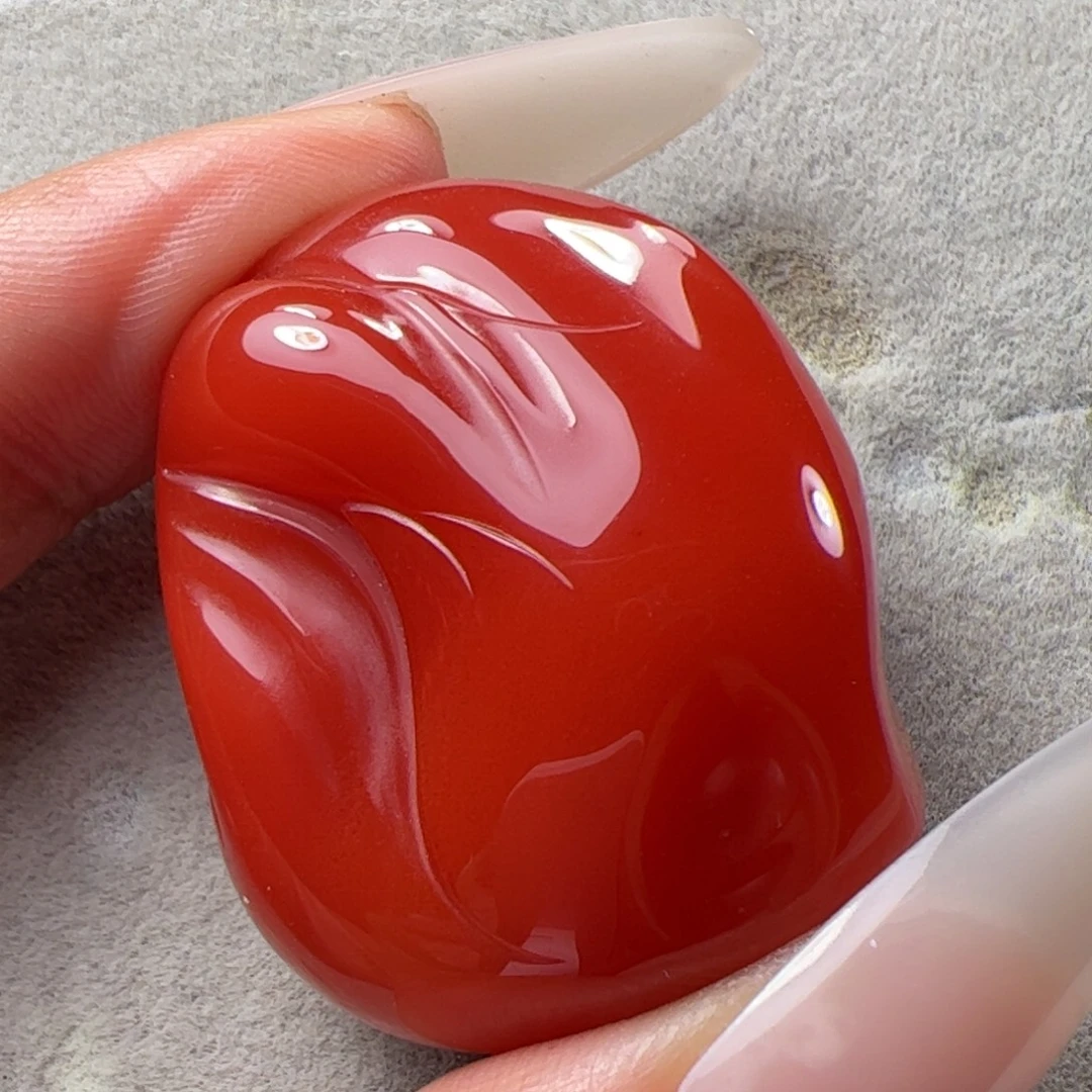 南红玛瑙未镶嵌吊坠