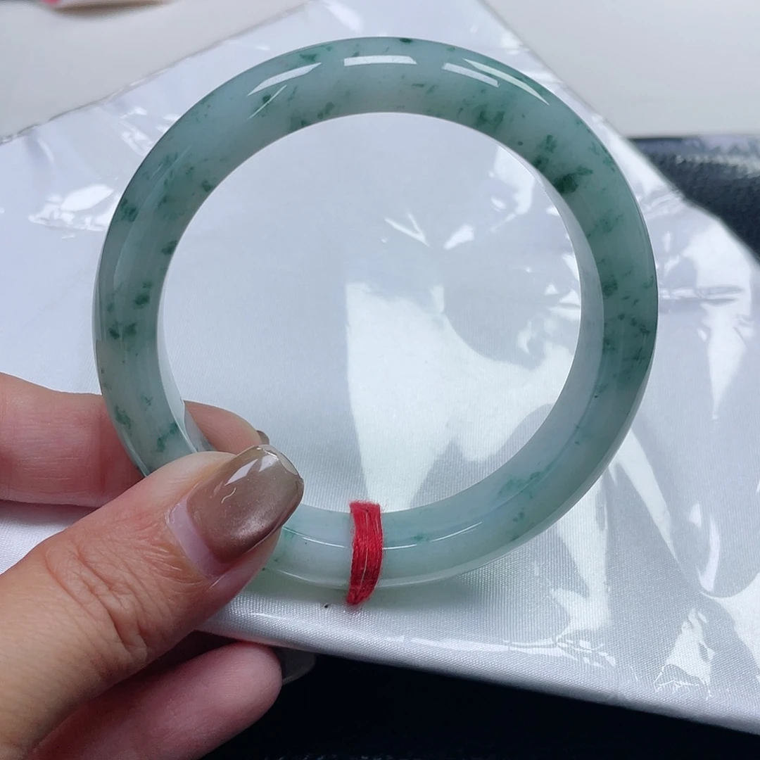 翡翠手镯未镶嵌缅甸翡翠57圈31
