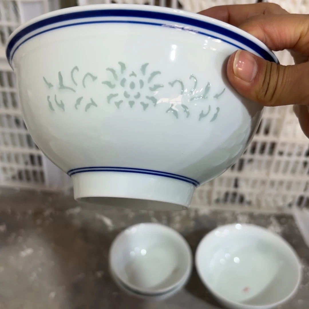 玉瓷景德镇陶瓷两只微瑕