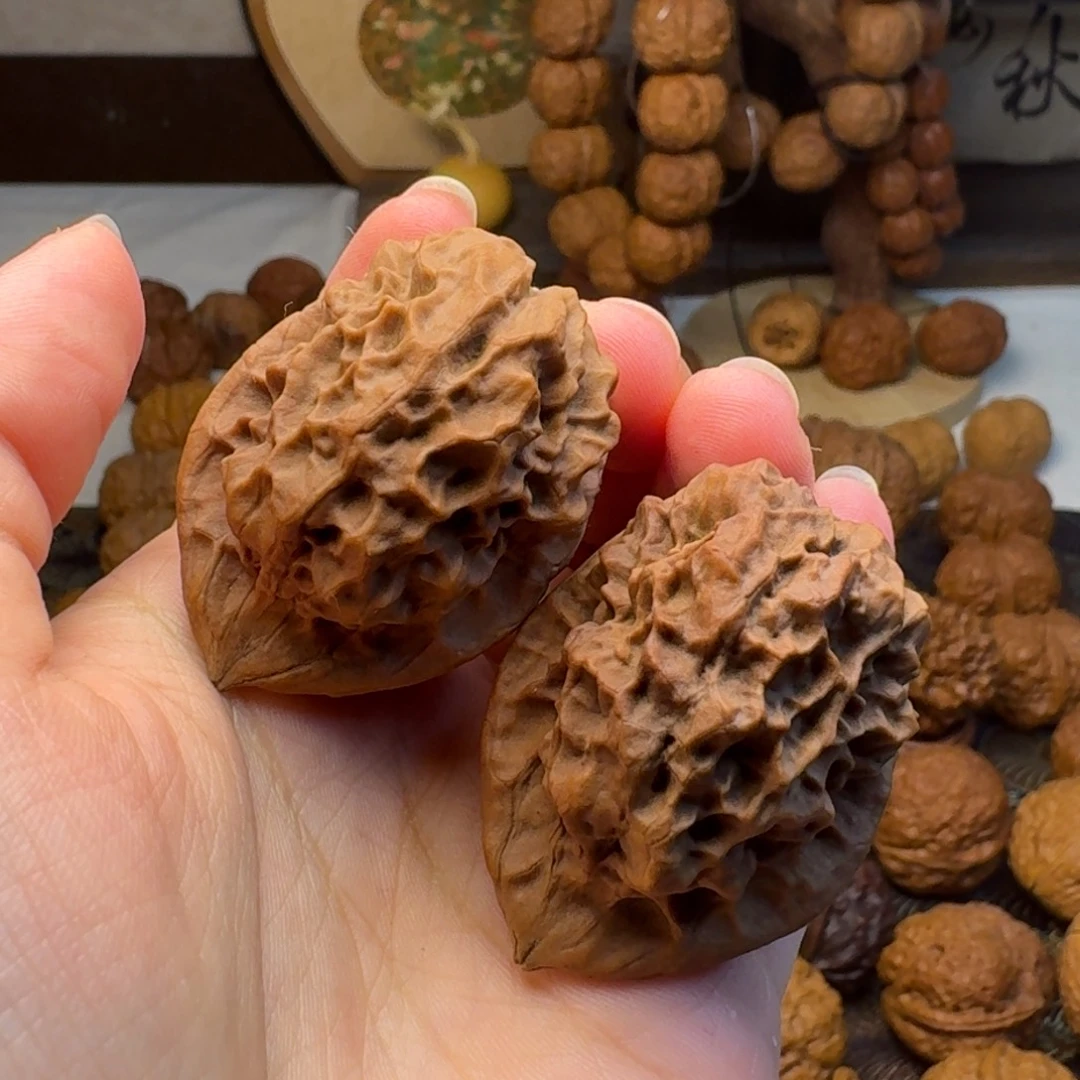 文玩核桃把件毒蟾37.5