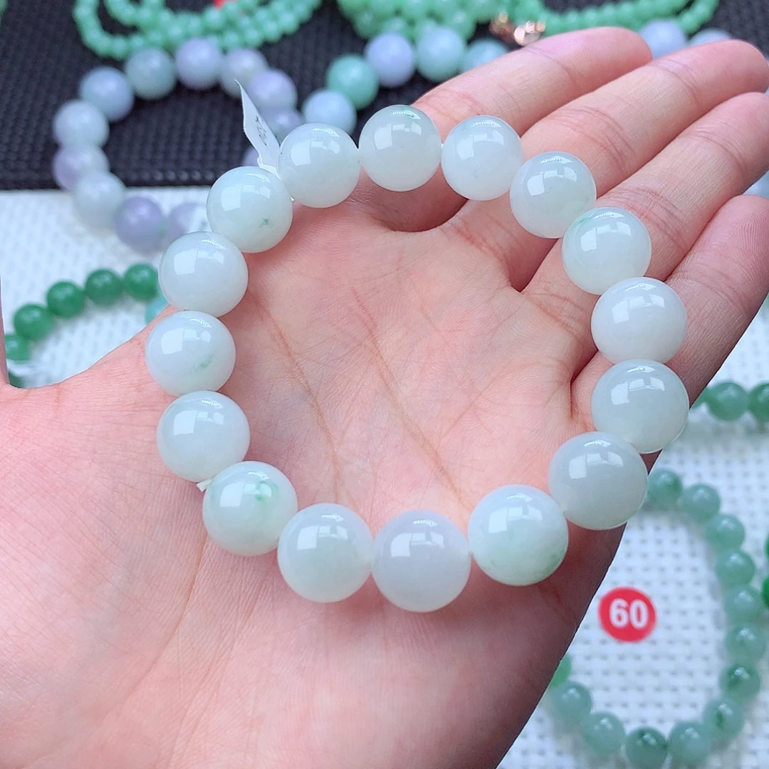 翡翠未镶嵌毛衣链卡12.8