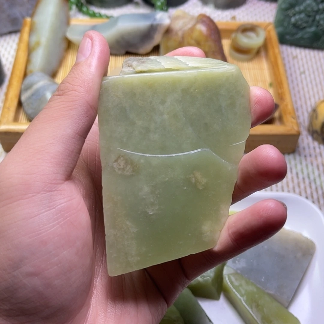未镶嵌和田玉车挂@*艺