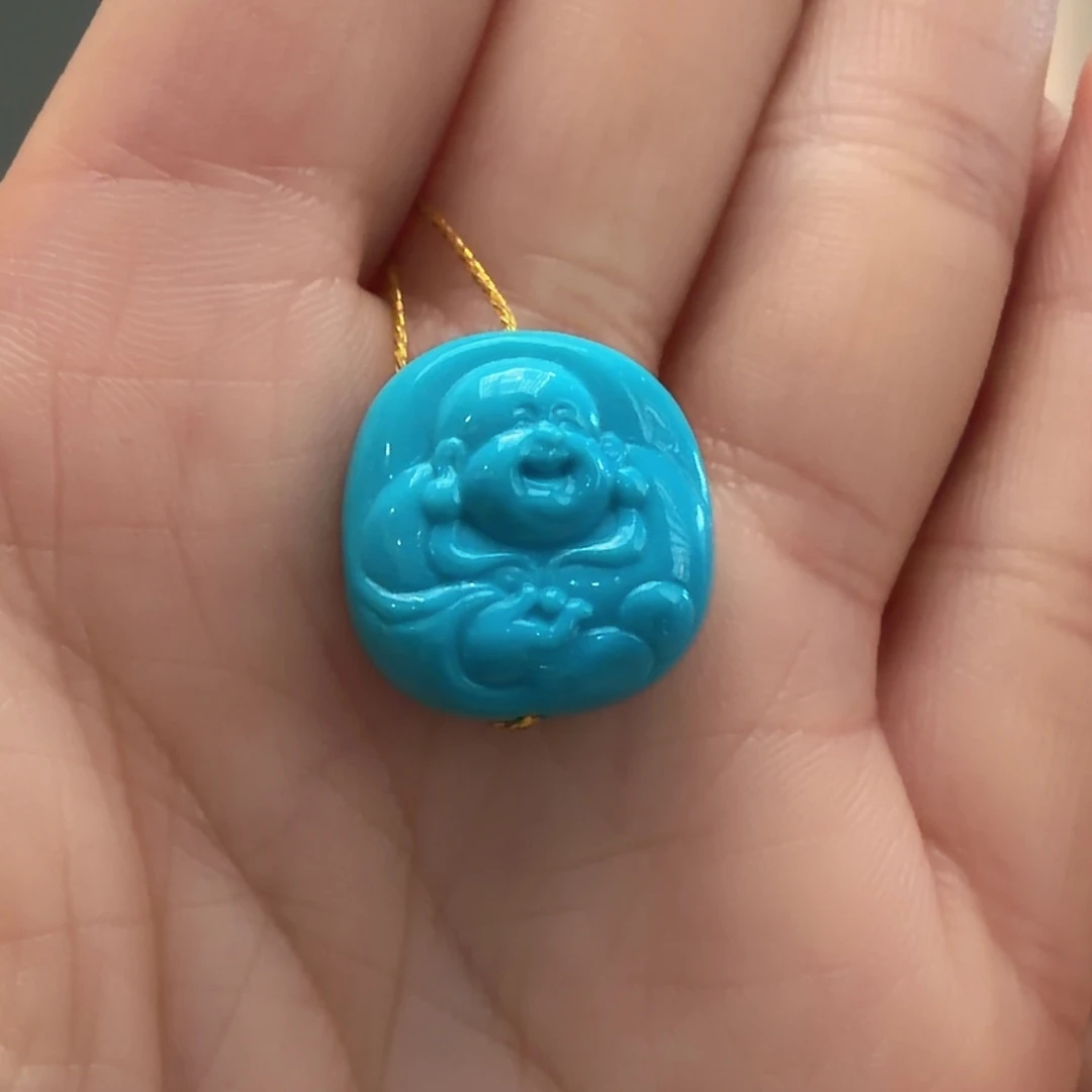 绿松石未镶嵌颈饰