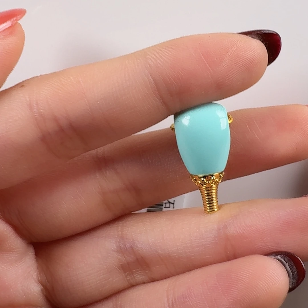 绿松石未镶嵌挂件