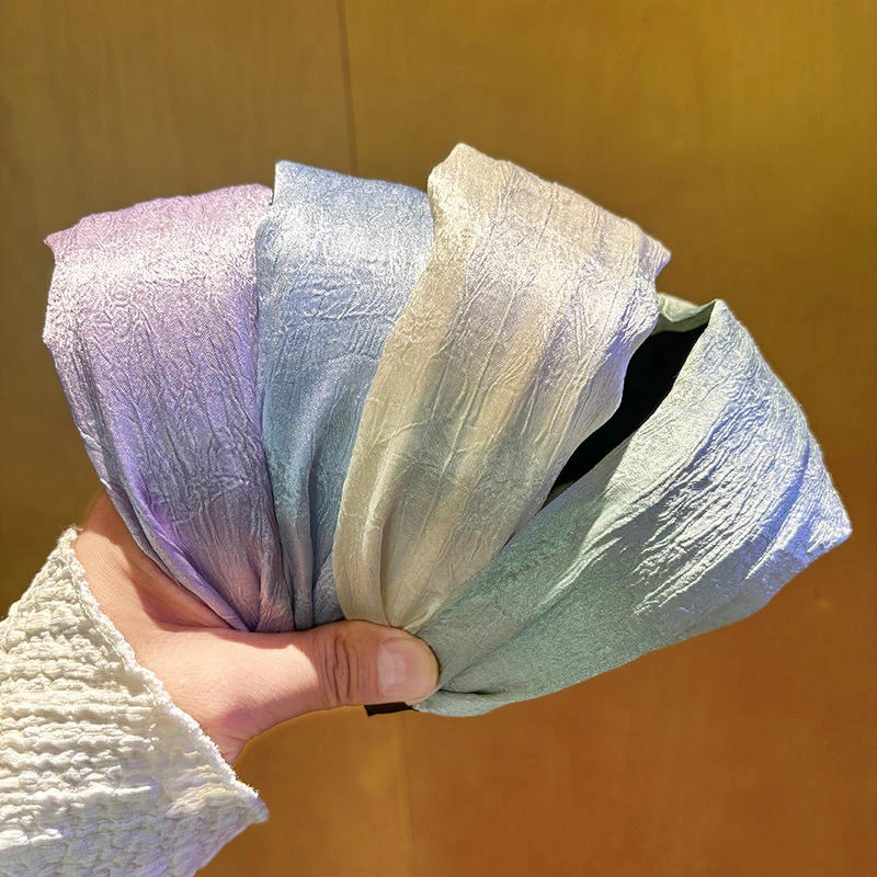 简约气质纯色宽边发箍女士洗脸压发头箍外出发捆发饰头饰高级感