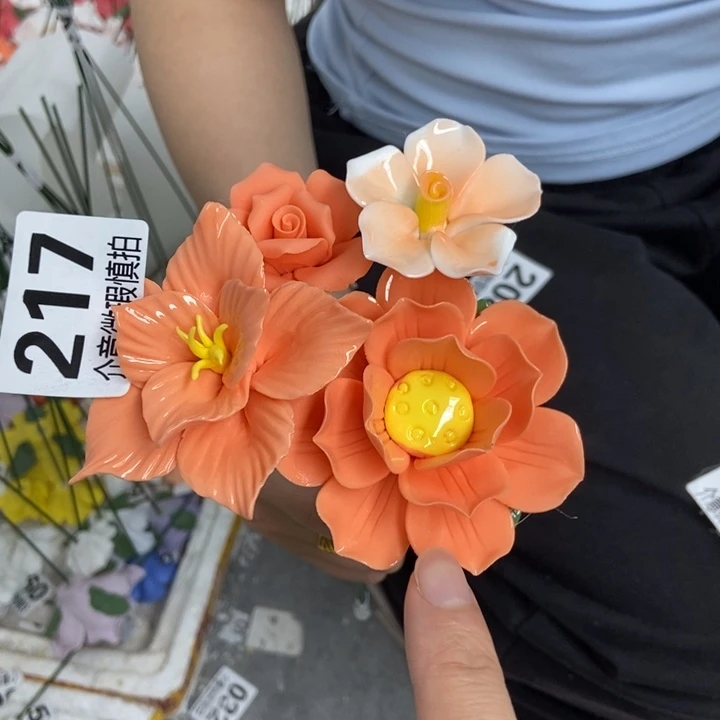 杯手工制作陶瓷花